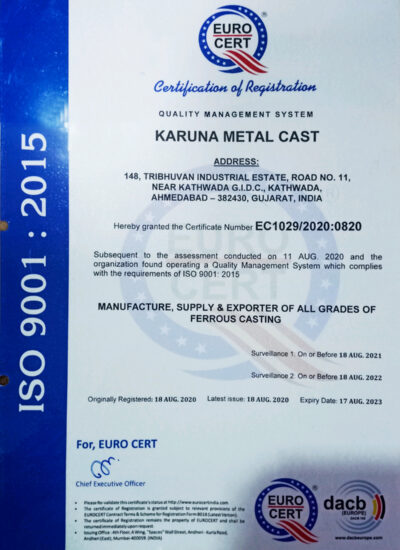 ISO 9001:2015 Certified